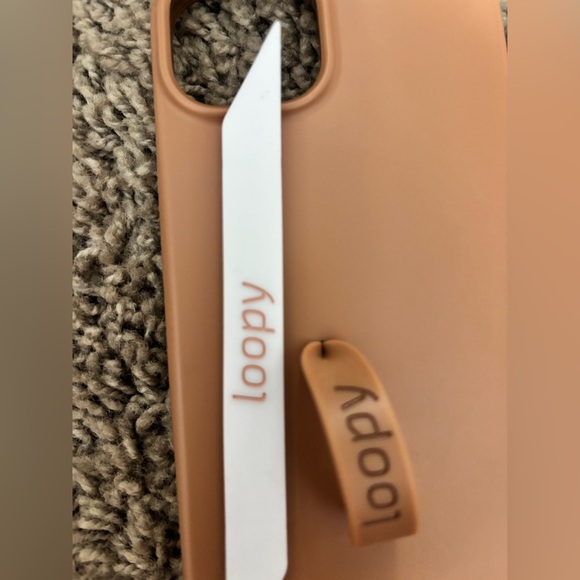 Loopy Tan Phone Case - Picture 1 of 2